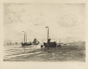 Am Strand bei Katwijk von Carel Nicolaas Storm van 