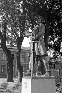 Statue von Engelbrekt Engelbrektsson in Arboga, Schweden 1969