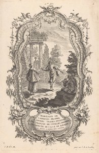 Tanzendes Paar (Figuren in Landschaften, 9me Livre I Morceaux De Caprices, Propre A Divers Usages)