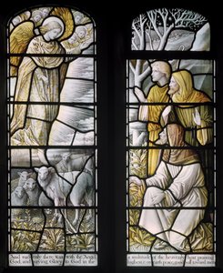 Over Wyresdale, Christ Church, Shrigley & Hunt, Carl Almquist, Die Hirtenkirche, Hirten, Schafe von Carl Almquist