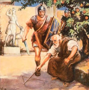 Tod des Archimedes von Carl Arriens