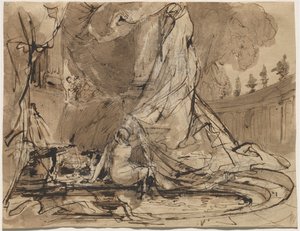 David und Bathseba von Carl Blechen