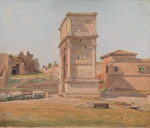 Der Titusbogen in Rom, 1839