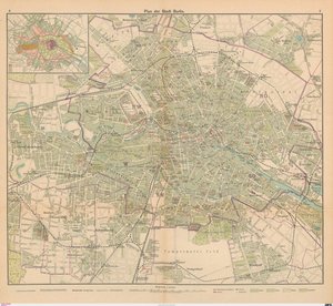 Plan der Stadt Berlin
