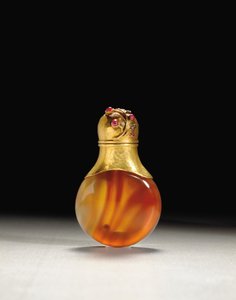 Duftflasche, Meistermarke von Erik Kollin, St. Petersburg, ca. 1890 von Carl Fabergé