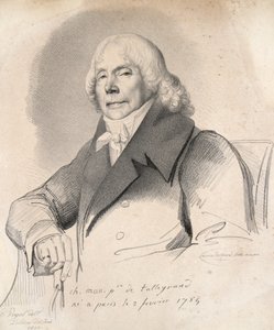 Charles Maurice Prinz von Talleyrand, veröffentlicht 1834
