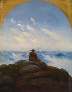 Wanderer auf dem Gipfel