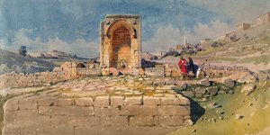 Das Tal und der untere Teich von Gihon, Jerusalem, 1859