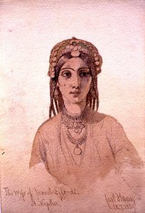Die Frau von Jacob Effendi in Naplus