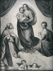 Die Sixtinische Madonna von Carl Heindel