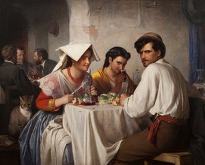 In einer römischen Osteria, 1866