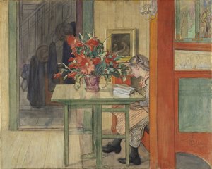 Lisbeth liest von Carl Larsson