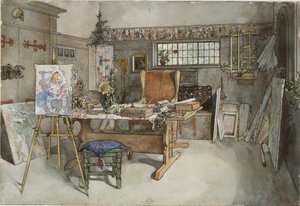 Das Atelier. Aus Einem Zuhause (26 Aquarelle)