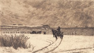 Wintertag bei Hornbæk