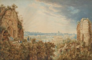 Ein Blick auf Rom vom Palatin, 1813-17