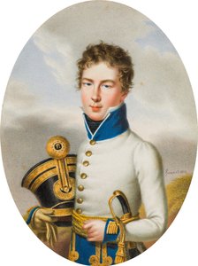 Leutnant des k.k. ungarischen Infanterie-Regiments Feldmarschallleutnant Nikolaus Fürst Esterhazy von Carl Ludwig Hummel de Bourdon