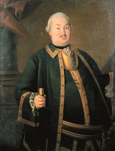 Porträt des Generals Fyodor Berchman, 1762