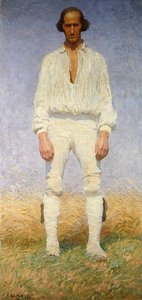 Ein hessischer Erntearbeiter von Carl Ludwig Noah Bantzer