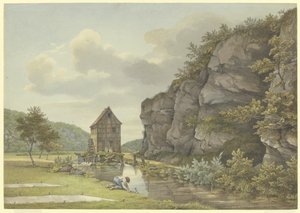 Schneidemühle bei Eppstein (Lorsbacher Tal) von Carl Morgenstern
