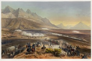 Schlacht von Buena Vista, aus Der Krieg zwischen den Vereinigten Staaten und Mexiko, veröffentlicht 1851