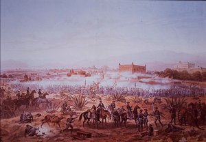 Mexikanisch-Amerikanischer Krieg (1846-48), Schlacht von Molino del Rey, US-Truppen greifen an
