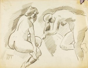 Weiblicher Akt (Zwei) von Carl Newman
