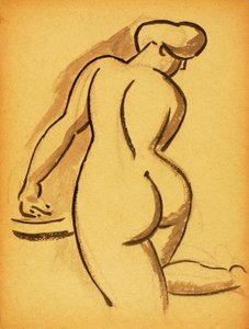 Weiblicher Akt von Carl Newman