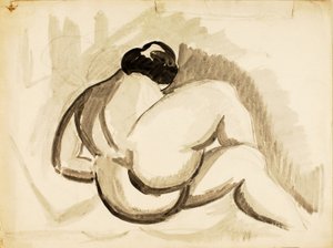 Weiblicher Akt von Carl Newman