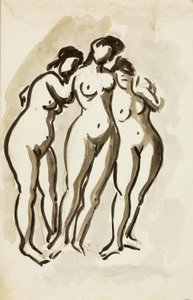 Gruppe von drei weiblichen Akten