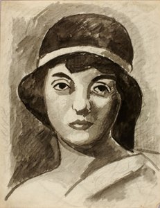 Kopf einer Frau von Carl Newman