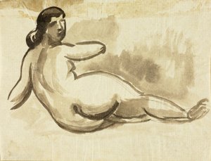 Liegender weiblicher Akt