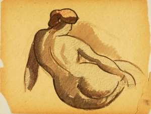 Liegender Akt von Carl Newman