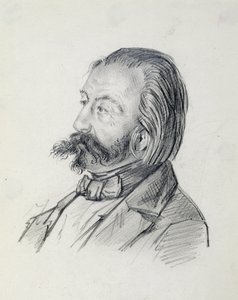 Porträt des Dembristen (oder Dekabristen) von Carl Peter Mazer