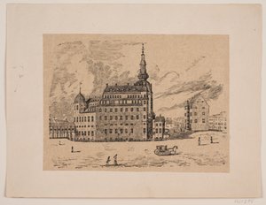 Schloss Kopenhagen von Carl Peter Theodor Rothweiler