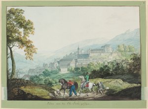 Baden von der Ostseite gesehen von Carl Philipp Fohr