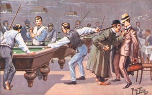 Billard spielen