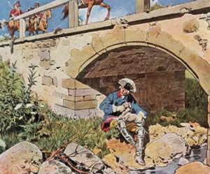 Friedrich der Große entkommt der Gefangennahme von Carl Rochling
