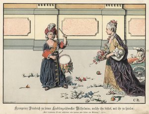 Kronprinz Friedrich von Preußen mit seiner Schwester Wilhelmina