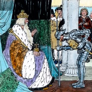 Brüder Grimm - Märchen - Das tapfere Schneiderlein, um 1910 von Carl Simon