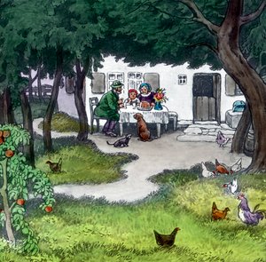 Brüder Grimm - Märchen - Rotkäppchen, um 1910