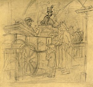 Auf Reisen, Mitte-Ende 19. Jahrhundert, um 1924 von Carl Spitzweg