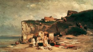 Badende Frauen am Meer bei Dieppe III