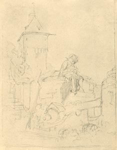 Die Schildwache, Mitte-Ende 19. Jahrhundert, um 1924