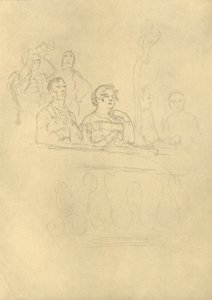 In der Loge, Mitte-späte 19. Jahrhundert, ca. 1924 von Carl Spitzweg