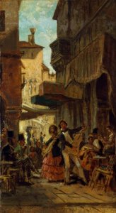 Italienische Straßensänger