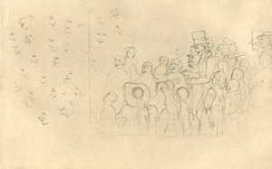 Kasperltheater II, Mitte-Ende 19. Jahrhundert, ca. 1924 von Carl Spitzweg