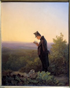 Lesen des Breviers am Abend