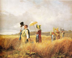 Sonntagsspaziergang von Carl Spitzweg