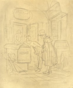 Zollvisitation I, Mitte-Ende 19. Jahrhundert, ca. 1924