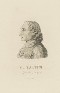 Porträt des Geigers und Komponisten Giuseppe Tartini 1692-1770, 1815 von Carl Traugott Riedel